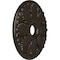 Ekena Millwork Milan Ceiling Medallion (Fits Canopies up to 4 5/8"), 24 1/2"OD x 3 1/2"ID x 1"P, Stone Hearth CM24MISHF - alternate 4